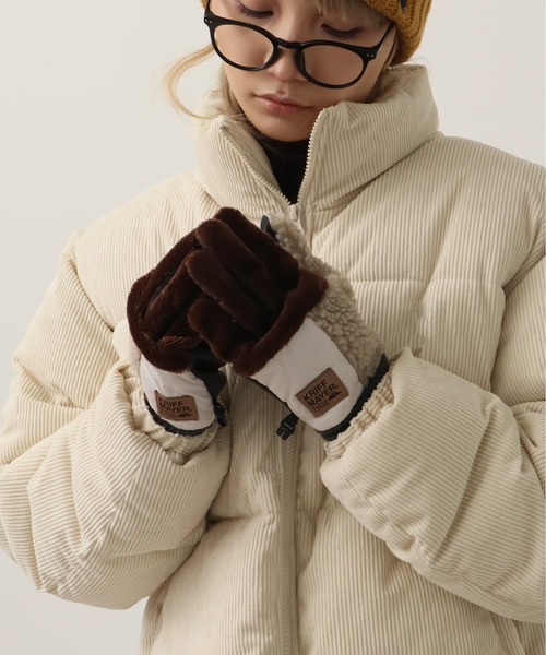 コンビネーションキルティンググローブ LACOSTE ラコステ