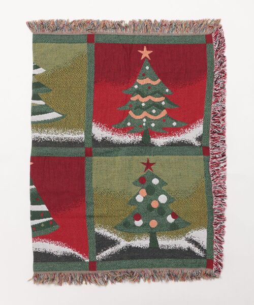 JACQUARD MULTI CLOTH CHRISTMAS TREE/クリスマス ブランケット