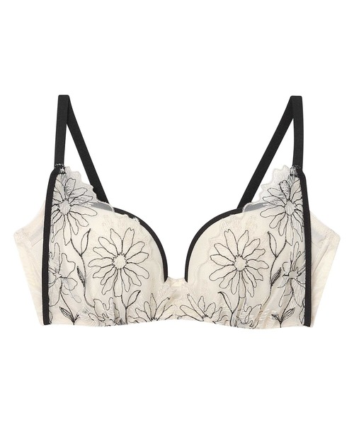 AMPHI（アンフィ）の「「otona MUSEコラボ」「BRAGENIC ブラジェニック ぴたっとフィットタイプ」　ノンワイヤーブラ（ブラジャー・レディース・サックスブルー/レッド/グリーン/アイボリー/ブラウン・C70/C65/B75/B70/B65/A75/A70/F75/F70/F65/E80/E75/E70/E65/D80/D75/D70/D65/C80/C75）」の2枚目の写真