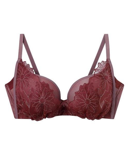 AMPHI（アンフィ）の「「otona MUSEコラボ」「BRAGENIC ブラジェニック ぴたっとフィットタイプ」　ノンワイヤーブラ（ブラジャー・レディース・サックスブルー/レッド/グリーン/アイボリー/ブラウン・C70/C65/B75/B70/B65/A75/A70/F75/F70/F65/E80/E75/E70/E65/D80/D75/D70/D65/C80/C75）」の17枚目の写真