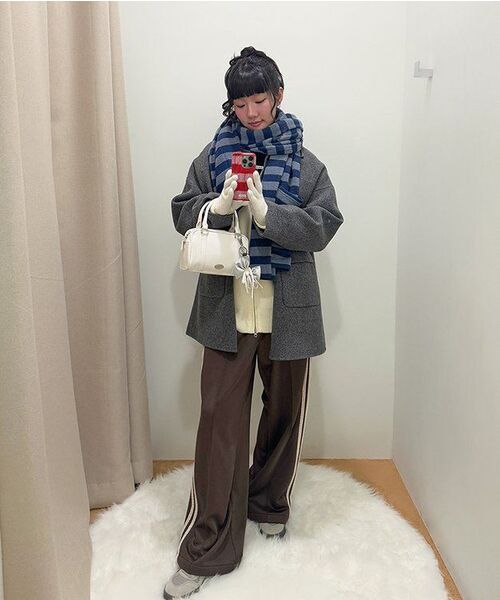 CRANK(クランク)の「クルーネックベーシックロングスリーブトップ_ブラック(Tシャツ/カットソー・レディース・その他・FREE)」の3枚目の写真