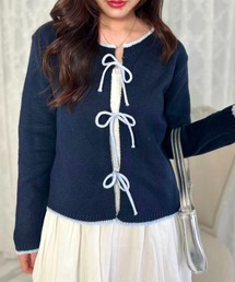 Ribbon Front Cardigan