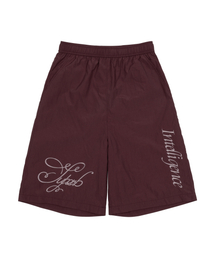 TCM int nylon half pants (burgundy)