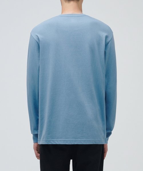 MUSINSA STANDARD（ムシンサスタンダード）の「クルーネック長袖Tシャツ [セリリアンブルー]（Tシャツ/カットソー・メンズ・その他・LARGE/XX-LARGE）」の2枚目の写真