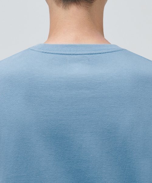 MUSINSA STANDARD（ムシンサスタンダード）の「クルーネック長袖Tシャツ [セリリアンブルー]（Tシャツ/カットソー・メンズ・その他・LARGE/XX-LARGE）」の4枚目の写真