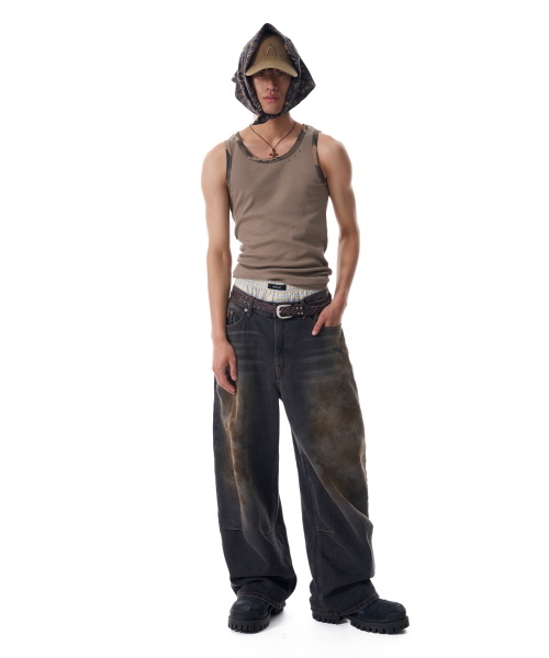 AAKAM(アーカム)の「Eyelet Contrast Camo Sleeveless (Beige)(Tシャツ/カットソー・レディース・その他・1/2)」の10枚目の写真