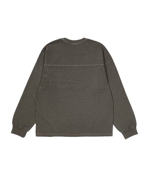 GAKKAI UNIONS（ガッカイユニオンズ）の「ツーポイントピグメントロングスリーブカーキモカ（Tシャツ/カットソー・レディース・その他・X-LARGE/SMALL/MEDIUM/LARGE）」の3枚目の写真