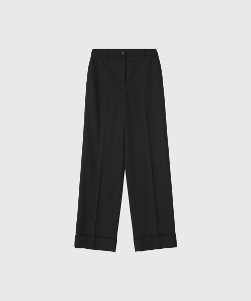 LOOKAST(ルックキャスト)の「ジェインウールストレートカブラパンツ_チャコール(その他パンツ・レディース・チャコール・SMALL/MEDIUM)」の3枚目の写真