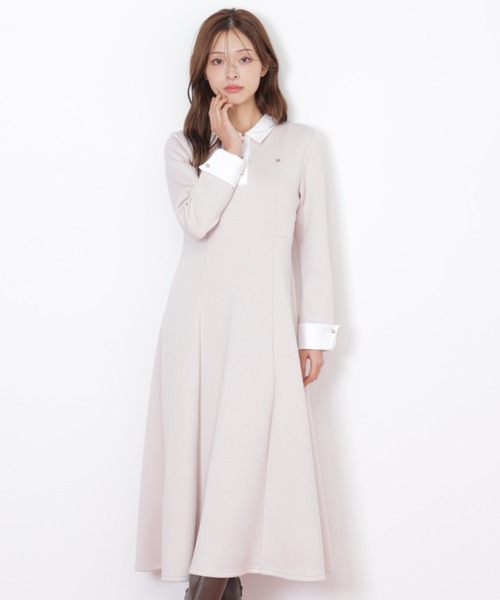 新品ポロ衿カットソーフレアワンピース JILL by JILL STUART｜ポロ衿カットソーフレアワンピース | Rakuten