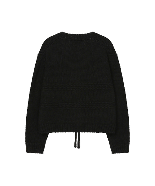Miseki SEOUL(ミセキソウル)の「Bow over cardigan BLACK(カーディガン/ボレロ・レディース・その他・OS)」の2枚目の写真