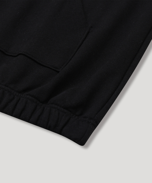NODU（ノードユー）の「ヌーボーレタリングロゴフードTシャツ[ブラック]（パーカー・メンズ・その他・MEDIUM/LARGE）」の9枚目の写真