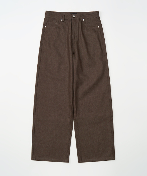 TOFFEE(トフィー)の「クラシックロー デニムパンツ (ブラウン)(デニムパンツ・メンズ・その他・SMALL/MEDIUM/LARGE/X-LARGE)」の2枚目の写真