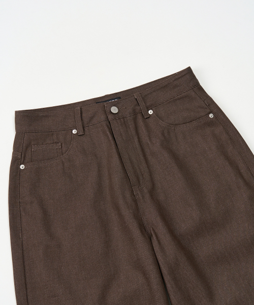 TOFFEE(トフィー)の「クラシックロー デニムパンツ (ブラウン)(デニムパンツ・メンズ・その他・SMALL/MEDIUM/LARGE/X-LARGE)」の3枚目の写真
