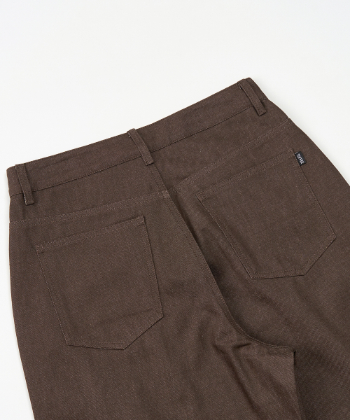 TOFFEE(トフィー)の「クラシックロー デニムパンツ (ブラウン)(デニムパンツ・メンズ・その他・SMALL/MEDIUM/LARGE/X-LARGE)」の4枚目の写真