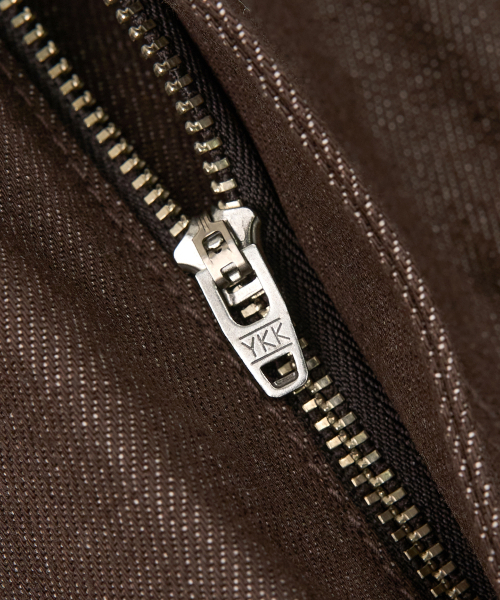 TOFFEE(トフィー)の「クラシックロー デニムパンツ (ブラウン)(デニムパンツ・メンズ・その他・SMALL/MEDIUM/LARGE/X-LARGE)」の6枚目の写真