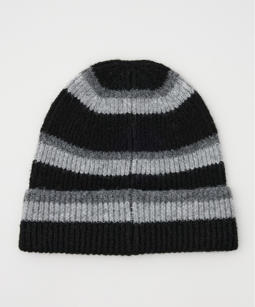 RODEO CROWNS WIDE BOWL（ロデオクラウンズワイドボウル）の「ボーダーモヘアニットビーニー（ニットキャップ/ビーニー・レディース・ブラック系その他/ブラウン系その他/ピンク系その他/ブルー系その他・FREE）」の6枚目の写真