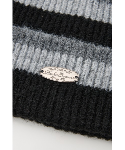 RODEO CROWNS WIDE BOWL（ロデオクラウンズワイドボウル）の「ボーダーモヘアニットビーニー（ニットキャップ/ビーニー・レディース・ブラック系その他/ブラウン系その他/ピンク系その他/ブルー系その他・FREE）」の7枚目の写真