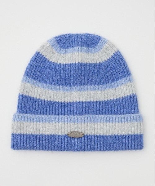 RODEO CROWNS WIDE BOWL（ロデオクラウンズワイドボウル）の「ボーダーモヘアニットビーニー（ニットキャップ/ビーニー・レディース・ブラック系その他/ブラウン系その他/ピンク系その他/ブルー系その他・FREE）」の10枚目の写真