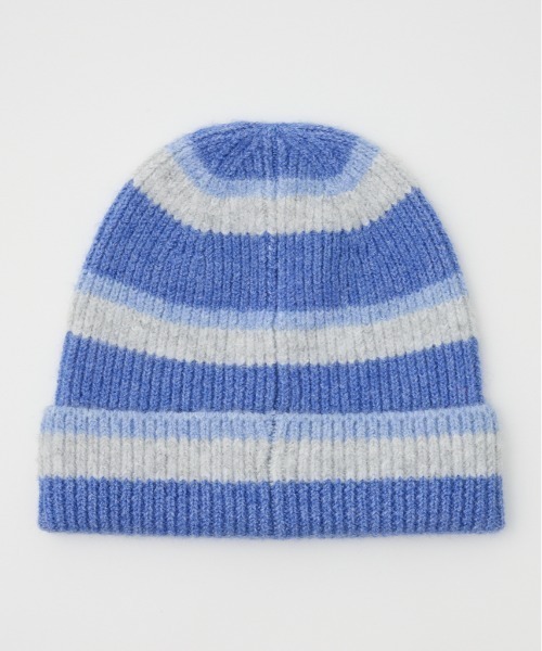 RODEO CROWNS WIDE BOWL（ロデオクラウンズワイドボウル）の「ボーダーモヘアニットビーニー（ニットキャップ/ビーニー・レディース・ブラック系その他/ブラウン系その他/ピンク系その他/ブルー系その他・FREE）」の11枚目の写真