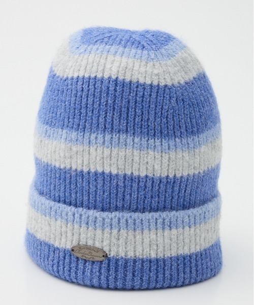 RODEO CROWNS WIDE BOWL（ロデオクラウンズワイドボウル）の「ボーダーモヘアニットビーニー（ニットキャップ/ビーニー・レディース・ブラック系その他/ブラウン系その他/ピンク系その他/ブルー系その他・FREE）」の13枚目の写真