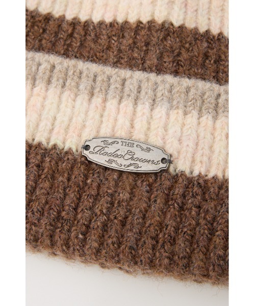 RODEO CROWNS WIDE BOWL（ロデオクラウンズワイドボウル）の「ボーダーモヘアニットビーニー（ニットキャップ/ビーニー・レディース・ブラック系その他/ブラウン系その他/ピンク系その他/ブルー系その他・FREE）」の17枚目の写真