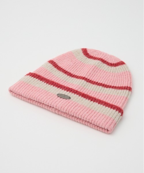 RODEO CROWNS WIDE BOWL（ロデオクラウンズワイドボウル）の「ボーダーモヘアニットビーニー（ニットキャップ/ビーニー・レディース・ブラック系その他/ブラウン系その他/ピンク系その他/ブルー系その他・FREE）」の22枚目の写真