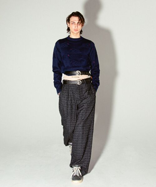 DAIRIKU / ダイリク Adjuster Tweed Wide Slacks（スラックス