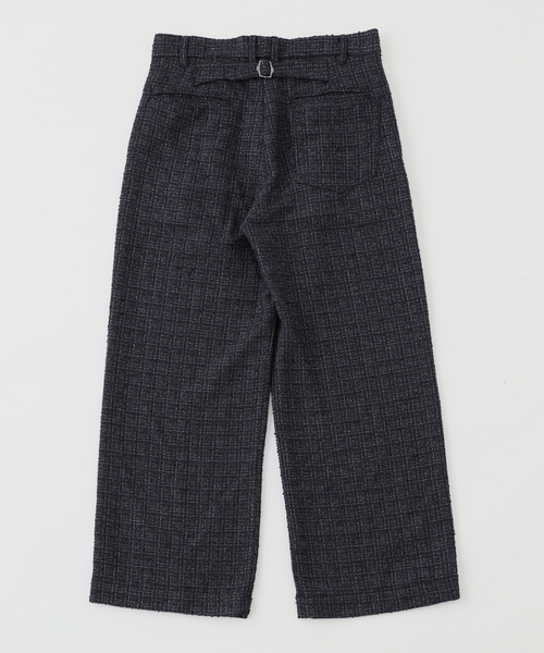 DAIRIKU / ダイリク Adjuster Tweed Wide Slacks（スラックス