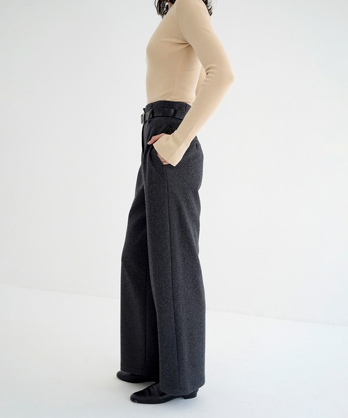 パンツ CLANE HIGH WAIST WIDE PANTS セール】HIGH WAIST WIDE PANTS（その他パンツ）｜CLANE（クラネ）の