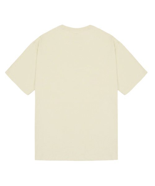 GRAVER（グレーバー）の「[UNISEX]ベースボールのロゴフラワースマイルバンファルティ_サンドベージュ（Tシャツ/カットソー・レディース・ベージュ・MEDIUM/SMALL/X-LARGE/LARGE）」の5枚目の写真
