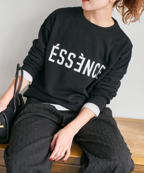 WEB限定 / 追加》ESSENCEロゴニット（ニット/セーター）｜Spick & Span