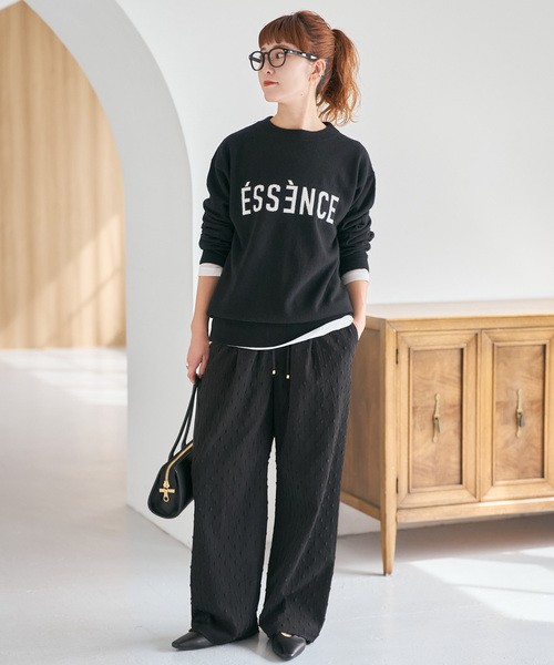 WEB限定 / 追加》ESSENCEロゴニット（ニット/セーター）｜Spick & Span