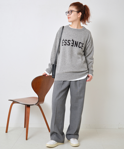 WEB限定 / 追加》ESSENCEロゴニット（ニット/セーター）｜Spick & Span