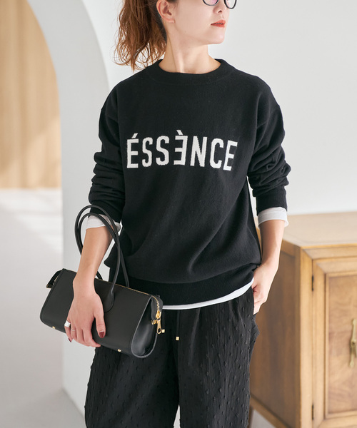 WEB限定 / 追加》ESSENCEロゴニット（ニット/セーター）｜Spick & Span