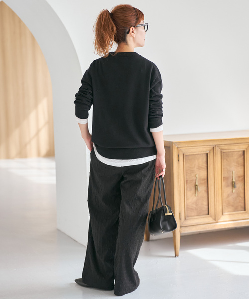 WEB限定 / 追加》ESSENCEロゴニット（ニット/セーター）｜Spick & Span