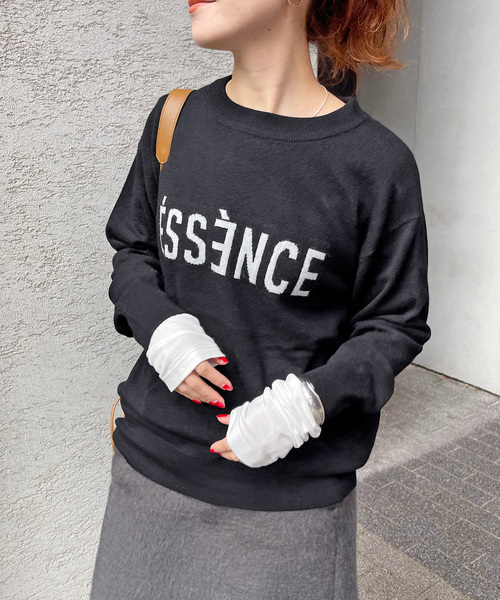 WEB限定 / 追加》ESSENCEロゴニット（ニット/セーター）｜Spick & Span