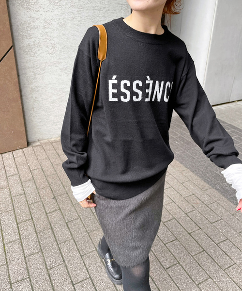 WEB限定 / 追加》ESSENCEロゴニット（ニット/セーター）｜Spick & Span