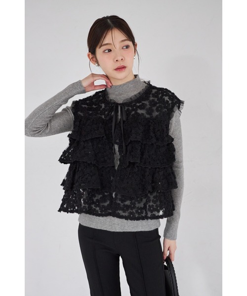 tocco closet（トッコ　クローゼット）の「【ZOZO限定】プチハイネックベーシックリブニットトップス（ニット/セーター・レディース・グレー/アイボリー/ブラック/ベージュ・M）」の19枚目の写真