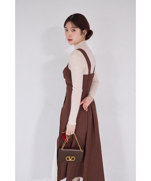 tocco closet（トッコ　クローゼット）の「【ZOZO限定】プチハイネックベーシックリブニットトップス（ニット/セーター・レディース・グレー/アイボリー/ブラック/ベージュ・M）」の10枚目の写真