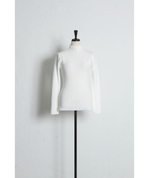 tocco closet（トッコ　クローゼット）の「【ZOZO限定】プチハイネックベーシックリブニットトップス（ニット/セーター・レディース・グレー/アイボリー/ブラック/ベージュ・M）」の8枚目の写真