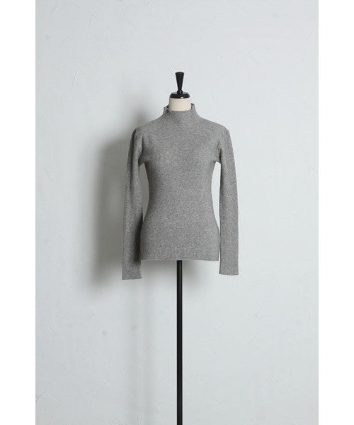 tocco closet（トッコ　クローゼット）の「【ZOZO限定】プチハイネックベーシックリブニットトップス（ニット/セーター・レディース・グレー/アイボリー/ブラック/ベージュ・M）」の7枚目の写真