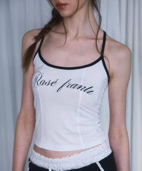 ROSEFRANTZ（ロゼフランツ）の「Vintage Lettering Sleeveless [White]（Tシャツ/カットソー・レディース・ホワイト・OS）」の2枚目の写真