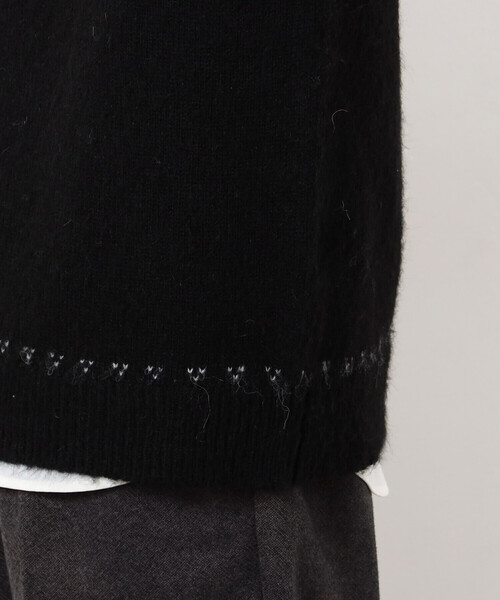 COMME CA ISM(コムサイズム)の「フェアアイル柄 シャギーニット(ニット/セーター・メンズ・ホワイト/ブラック・MEDIUM/LARGE)」の18枚目の写真