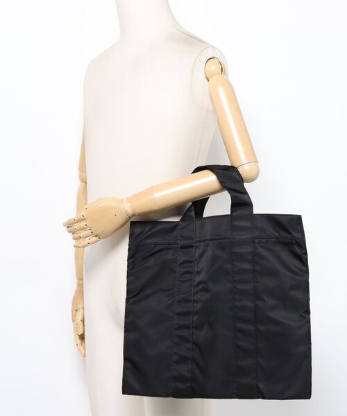 Scrap Book（スクラップブック）の「【AN・G・EL】NYLON TOTE BAG M（トートバッグ・レディース・グレー/ブラック・FREE）」の3枚目の写真