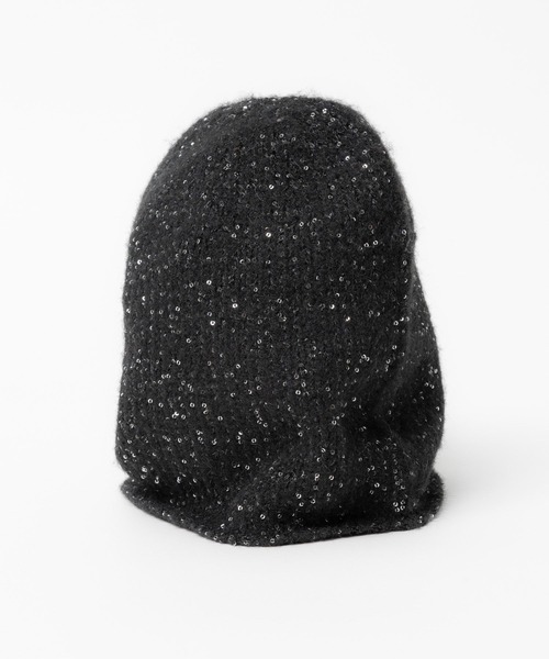 PROVOKE (プロヴォーク)の「【provoke】ラメニットキャップ(ニットキャップ/ビーニー・レディース・ブラウン/ブラック・フリー)」の16枚目の写真