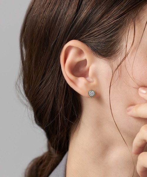 4℃(ヨンドシー)の「【The Tidal】K10イエローゴールド ピアス(ピアス(片耳用)・レディース・イエローゴールド・FREE)」の3枚目の写真