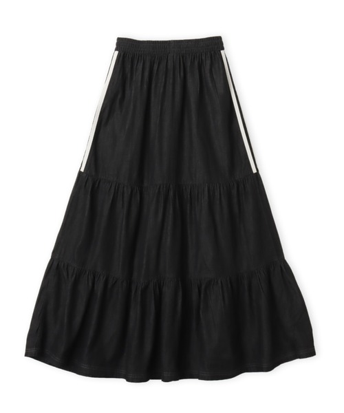 adidas(アディダス)の「adidas SUMMER GLOW DENIM SKIRT / アディダス サマーグロー デニムスカート(デニムスカート・レディース・ブラック・S/L/M)」の6枚目の写真