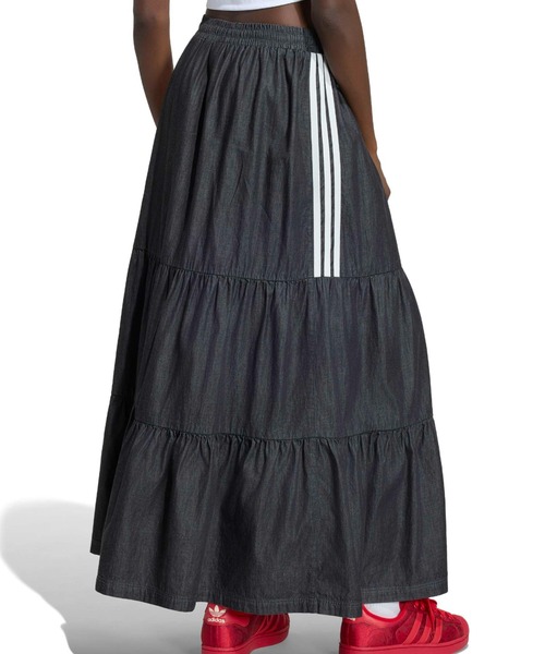 adidas(アディダス)の「adidas SUMMER GLOW DENIM SKIRT / アディダス サマーグロー デニムスカート(デニムスカート・レディース・ブラック・S/L/M)」の7枚目の写真