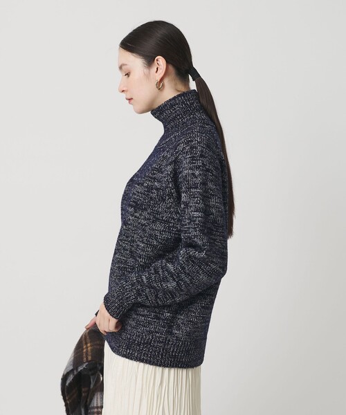 BEAUTY&YOUTH UNITED ARROWS（ビューティーアンドユースユナイテッドアローズ）の「ミックスカラー ラメ タートルネック ニットプルオーバー（ニット/セーター・レディース・ベージュ/ネイビー・FREE）」の18枚目の写真