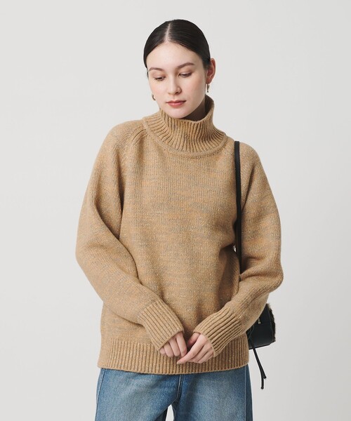 BEAUTY&YOUTH UNITED ARROWS（ビューティーアンドユースユナイテッドアローズ）の「ミックスカラー ラメ タートルネック ニットプルオーバー（ニット/セーター・レディース・ベージュ/ネイビー・FREE）」の21枚目の写真
